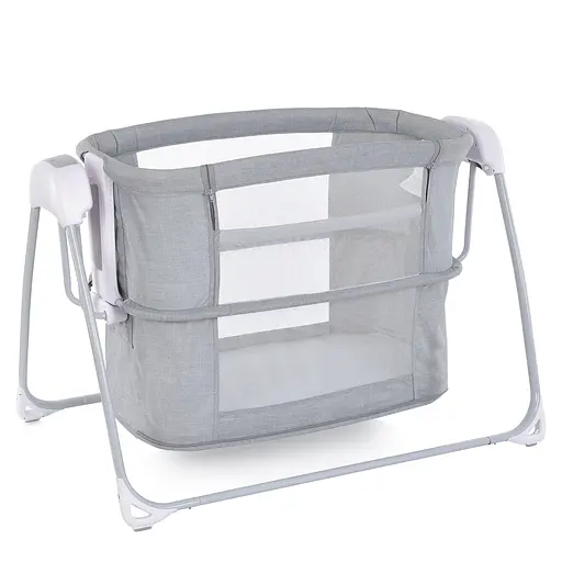 Кроватка-люлька Mastela 8901 с пультом управления серый - фото 2