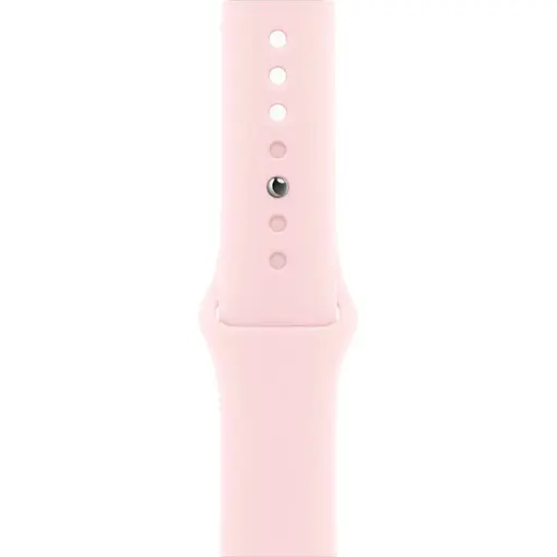 Смарт-часы Apple Watch Series 9 GPS 41mm Pink Aluminum Case with Light Pink Sport Band S/M (MR933) Б/У [158700] - фото 3