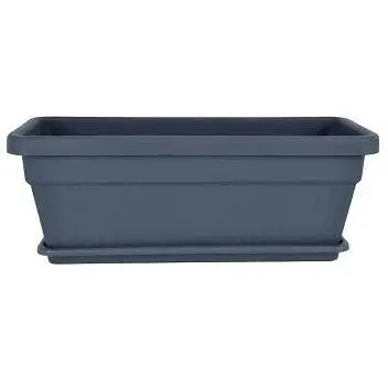 Вазон KEMER №1 9l 460х200х170mm садовий антрацит