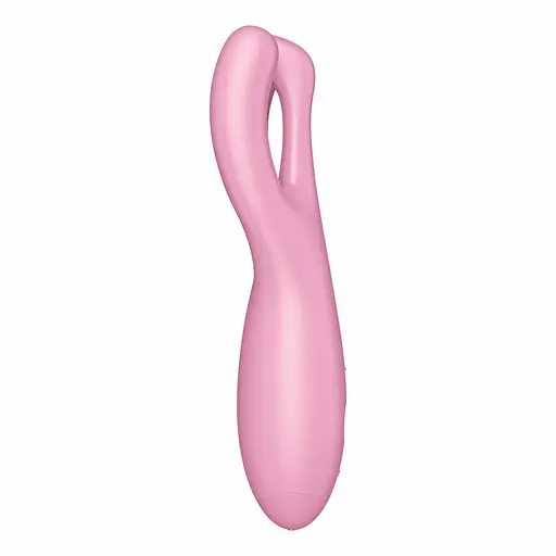 Вібратор для клітора Satisfyer Threesome 4 14 см рожевий - фото 2