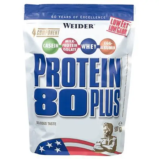 Протеїн Protein 80 Plus, 500 грам Ваніль Weider fit0013616 - фото 1