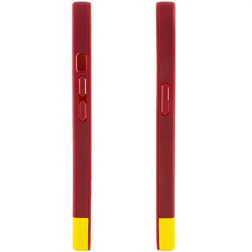 Чохол Epik TPU+PC Bichromatic для Apple iPhone X/XS 5.8 Brown burgundy/Yellow - фото 3