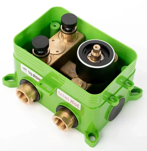 Душова система прихованого монтажу Rea Parker + Box brushed gold REA-P9141, Золотий - фото 6