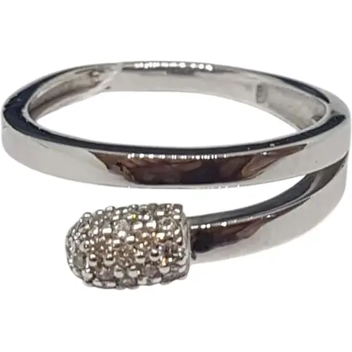 Золотое кольцо Империя золота с фианитами. КВ1335БИ 17