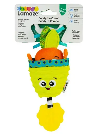 М'яка іграшка-підвіска Lamaze Морквинка L27381 - фото 5