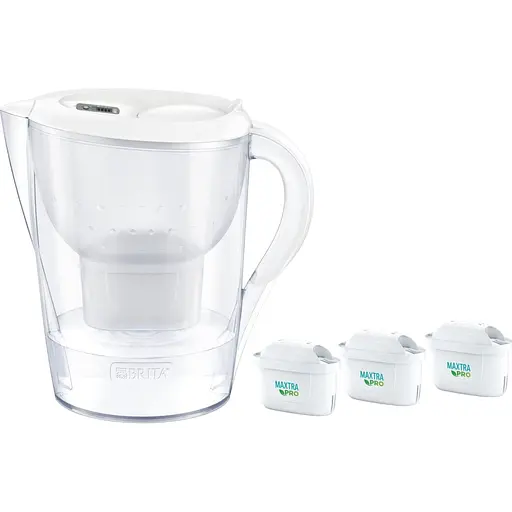 Фільтр-глечик Brita Marella XL Memo MXPro 3.5л White + 3 картриджа (1052782) [150428]