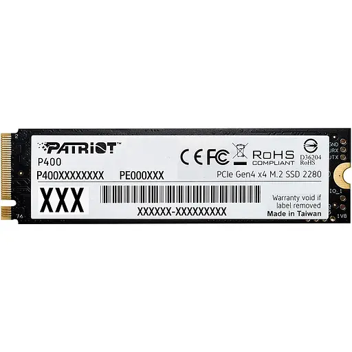 SSD накопитель Patriot P400 2 TB M.2 NVMe (P400P2 TBM28H) [151784] - фото 5