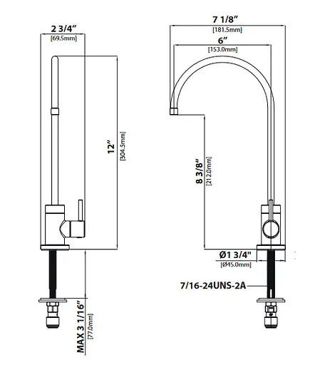 Кран кухонный к фильтру Kraus Purita FF-100BB Бронза - фото 5