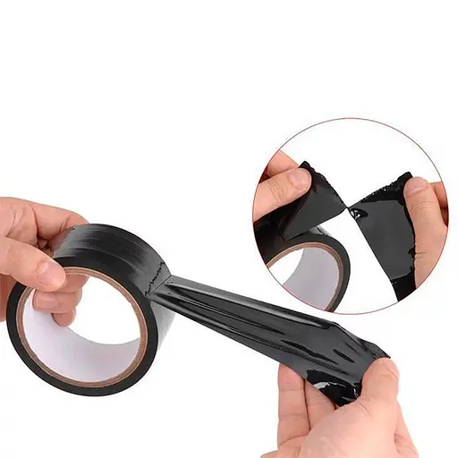 Скотч для бондажа БДСМ-аксессуар для смелых экспериментов Черный K0094-1 - фото 2