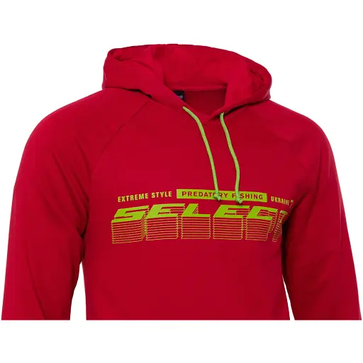 Реглан Select Hoodie Graded Logo XL Red - фото 2