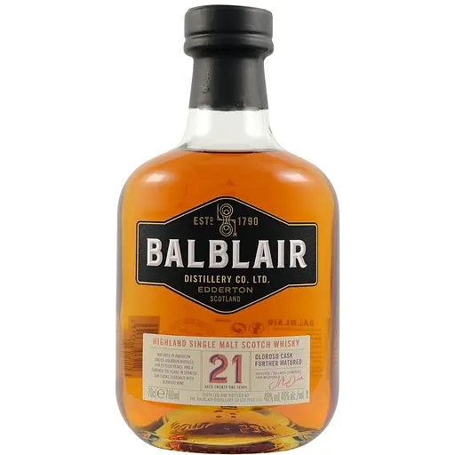 Виски Balblair Highland Single Malt 21 yo 46% 0.7 л - фото 2