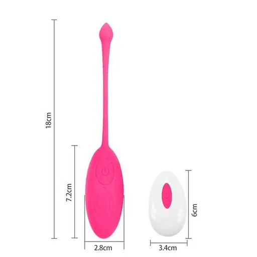 Виброяйцо с массажными щетинками USB 18 см Желтый K0494-2 - фото 4