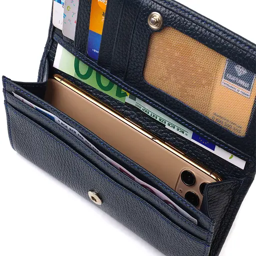 Жіночий шкіряний гаманець Canpellini 17.8х9х1 см acs0025579 - фото 4