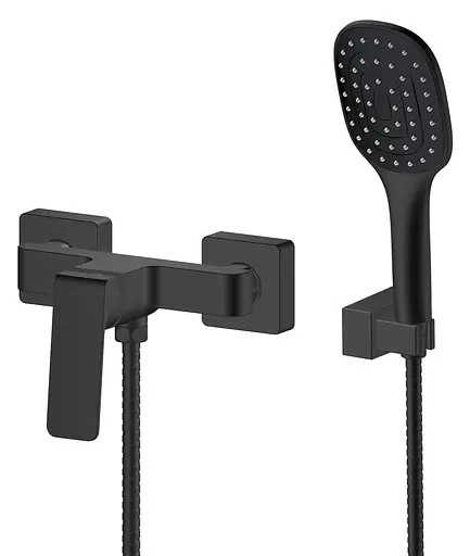 Змішувач для душа Topaz Odiss TO 18701-H52-BL Чорний матовий - фото 1