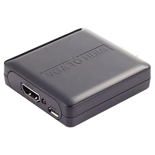 Переходник PowerPlant HDMI to VGA + R/L (HDCVGA02-M) (CA911493) - фото 1