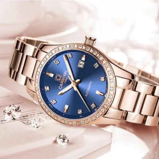 Жіночий механічний класичний годинник Carnival Malpes - фото 3