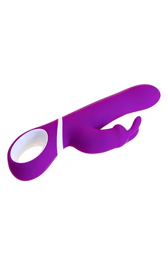 Вібратор-кролик Pleasures Naughty Rabbit 22.7 см фіолетовий - фото 4