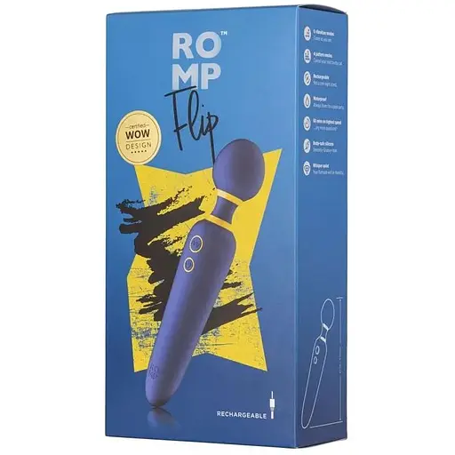 Вібромасажер Romp Flip гнучка головка 4 режими вібрації 6 інтенсивностей - фото 7