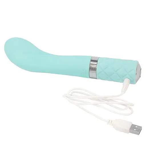 Вібратор Pillow Talk Sassy Teal 19.8 см блакитний - фото 5