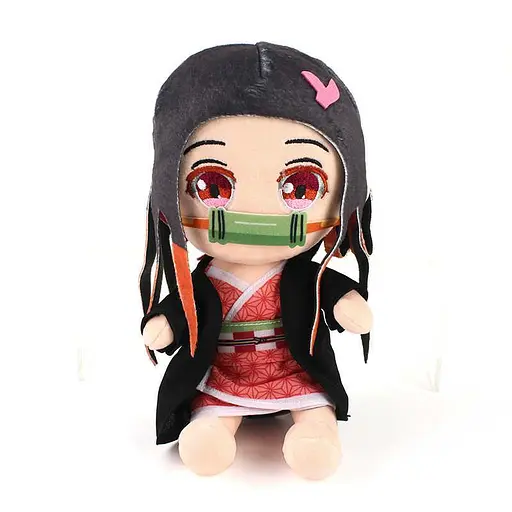 М'яка іграшка Незуко Клинок розсікаючий демонів Nezuko Demon Slayer Kimetsu no Yaiba 18см P DS 18 - фото 1