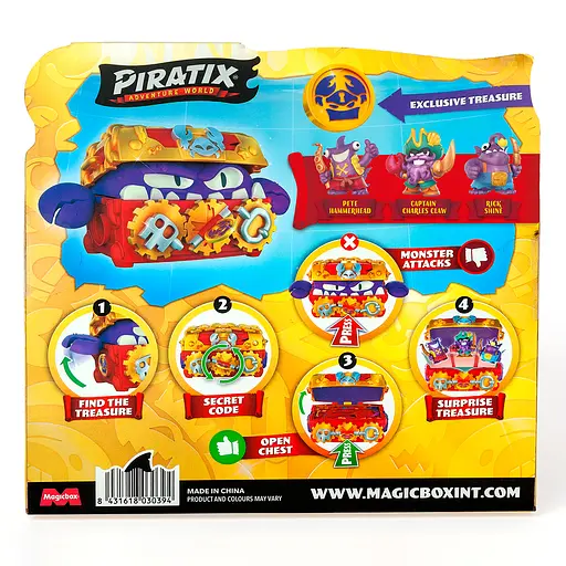 Игровой набор Piratix S Сундук с сокровищами (PPXSP116IN00) - фото 3
