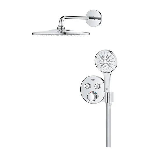 Душова система прихованого монтажу Grohe Grohtherm Smartcontrol з Rainshower Mono 310 34866000, Хром - фото 3