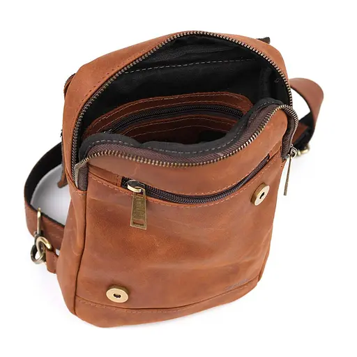 Шкіряна сумка-слінг Tarwa 18х27х4.5 см sum0025600 - фото 2