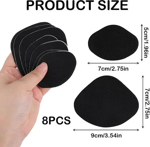 Набор средств для ремонта каблуков, самоклеящиеся внутренние заплатки для дыр, 4 пары - фото 5