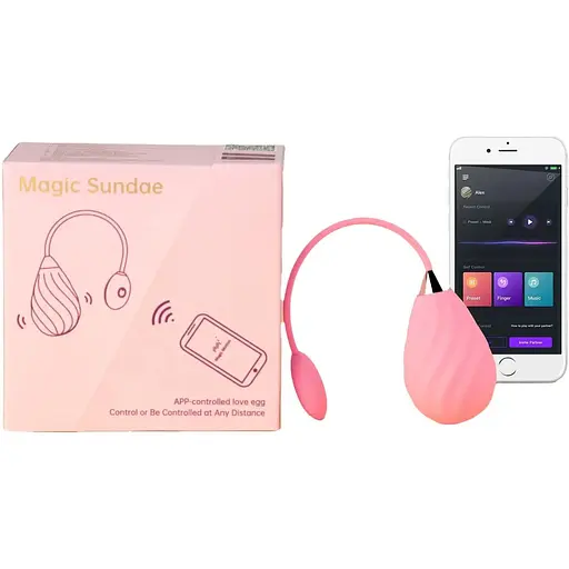 Віброяйце Magic Motion Sundae 19 см рожевий