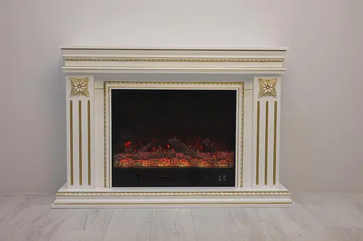 Електричний камін Valencia Gold Bluetooth звук потріскування дров 1500Вт (10080115) - фото 3