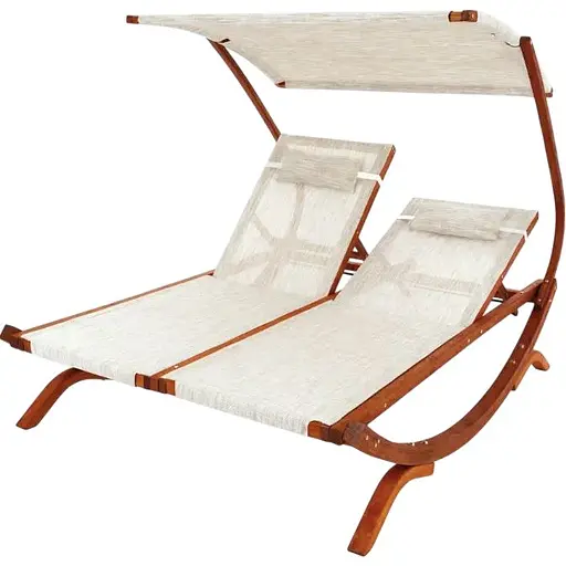 Садовый шезлонг Di Volio Pionza двухместный бежевый