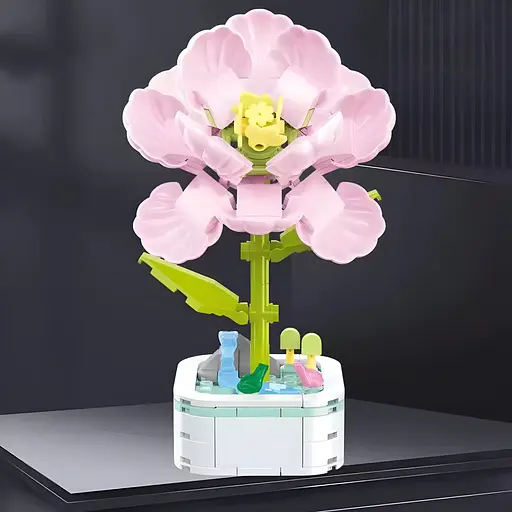 3D конструктор Flowers Гибискус на 127 деталей (25-121) - фото 4