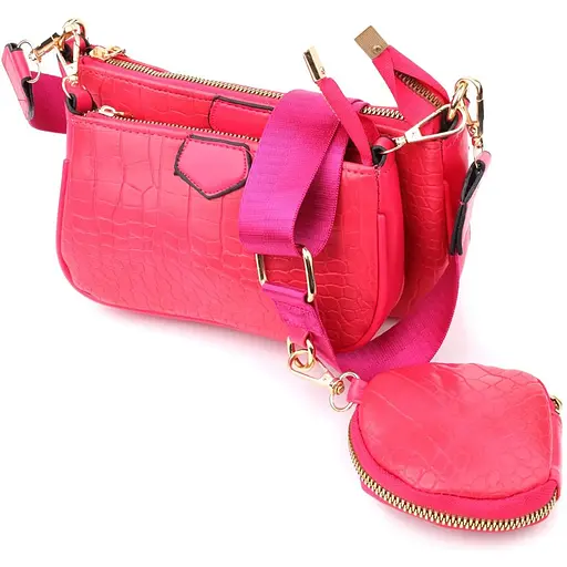 Женский двойной клатч Vintage из экокожи 22х13х4.5 см sum0027549 - фото 1