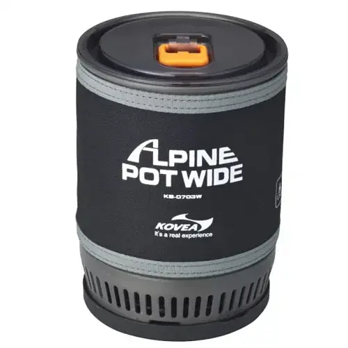 Система приготування їжі Kovea Alpine Pot Wide KB-0703W (газовий пальник + каструля) - фото 3