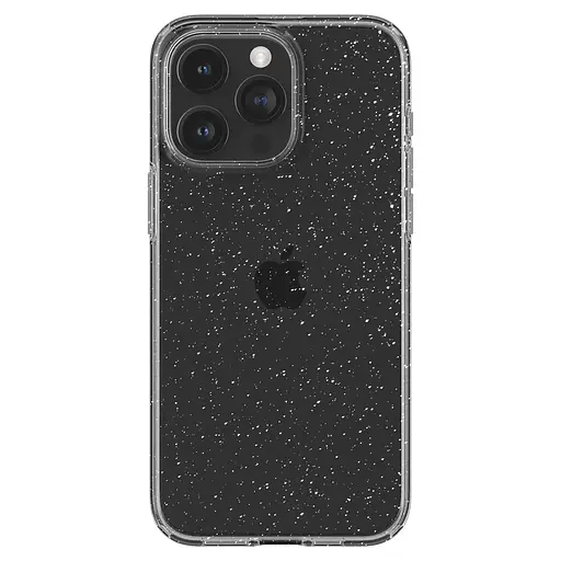 Прозорий чохол з блискітками Spigen Liquid Crystal Glitter для Iphone 15 Pro (6.1") Crystal Quartz ACS06701 - фото 5