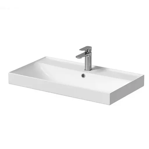 Умывальник мебельный Cersanit Larga 80 см Белый K120-010 30412 - фото 1