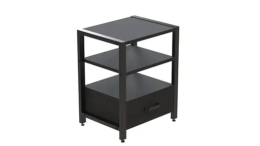 Тумба универсальная Вивьен 1/1 50x41x40 черный ДСП Сосна Кембра 16мм FRD-104144 - фото 6