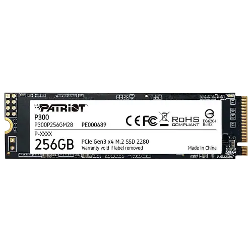 SSD M.2 накопичувач Patriot P300 256GB (P300P256GM28)