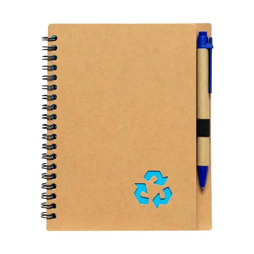 Блокнот В6 на спирали JX004/006 с ручкой