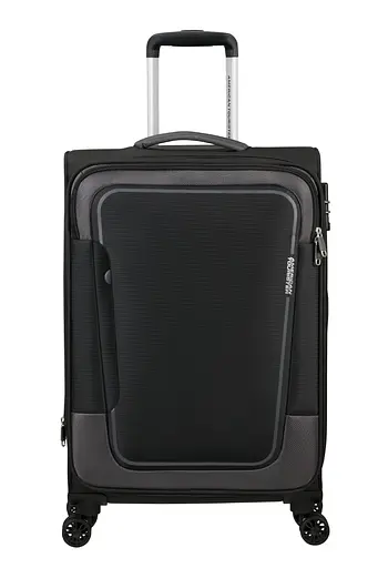 Валіза American Tourister PULSONIC ASPHALT BLACK 68x44x27(30) 68 См MD6*09002