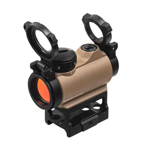 Прицел коллиматорный Sig Sauer Optics Romeo MSR 1x20мм 2 MOA  Red Dot FDE - фото 6