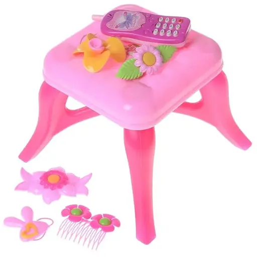 Игровой набор бижутерии со стульчиком и телефоном ID169