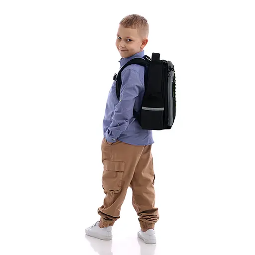 Рюкзак GoPack Education 165S Football Fan Чорно-сірий (GO26-165S-4) - фото 18