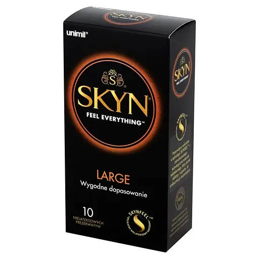 Ультратонкі презервативи Unimil Skyn Large великого розміру 10 шт. - фото 3