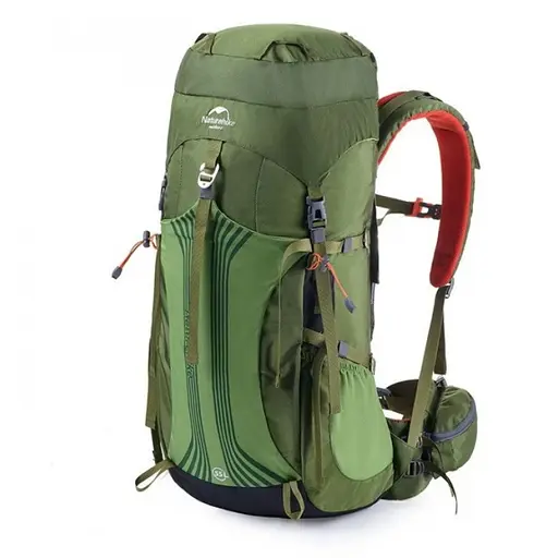 Туристический рюкзак Naturehike NH16Y065-Q 65 л + 5 л (Зеленый)