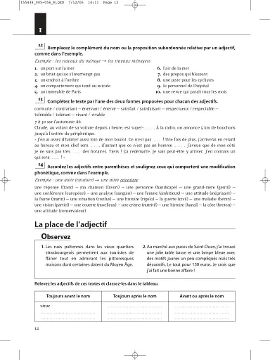 Les 500 Exercices de Grammaire Livre d'eleve B2 + corriges - фото 12