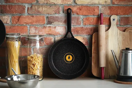 Сковорода Ringel Curry глубокая 28 см кованый алюминий для индукции (RG-1120-28) - фото 5