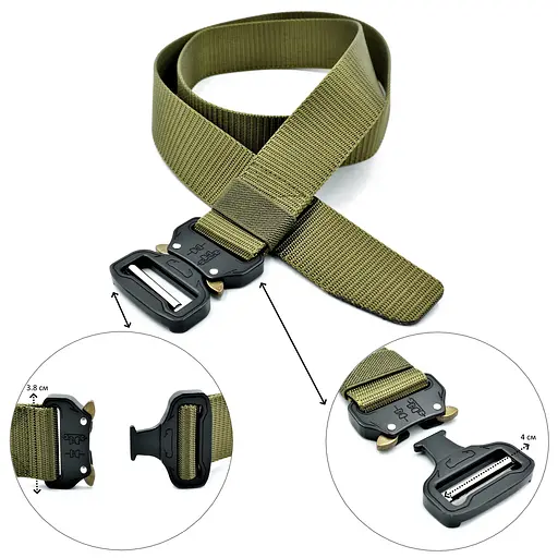 Ремінь тканинний Weatro тактичний 120-125х4 см acs0017113 - фото 2