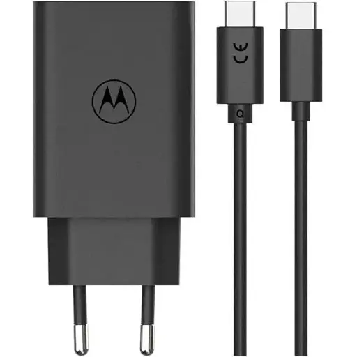 Комплект зарядний блок і кабель Motorola 68W USB-С 1m (MC-682N) - фото 1