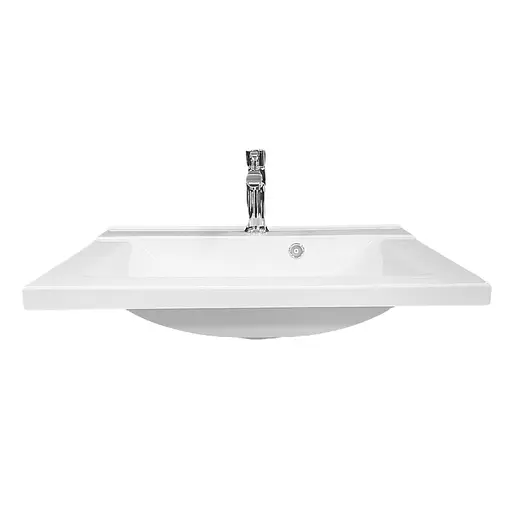 Раковина Adamant умывальник QUANTO искусственный камень прямоугольная - фото 3